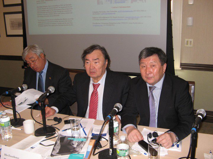 На конференции Великие переселения народов вместе с О. Сулейменовым
