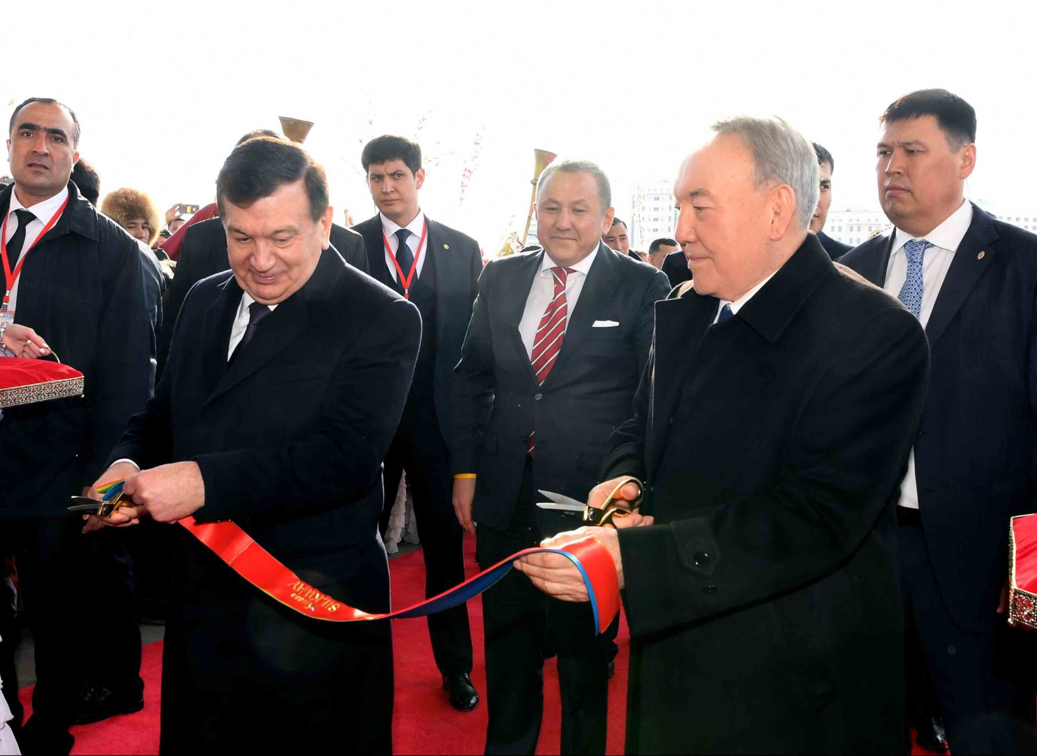 Назарбаев и Мирзиёев