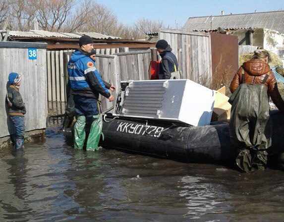 паводок в Костанайской области