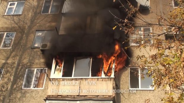 пожар в шымкенте погиб ребенок