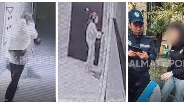 В Алматы девушку арестовали на пять суток за надпись на стене жилого комплекса