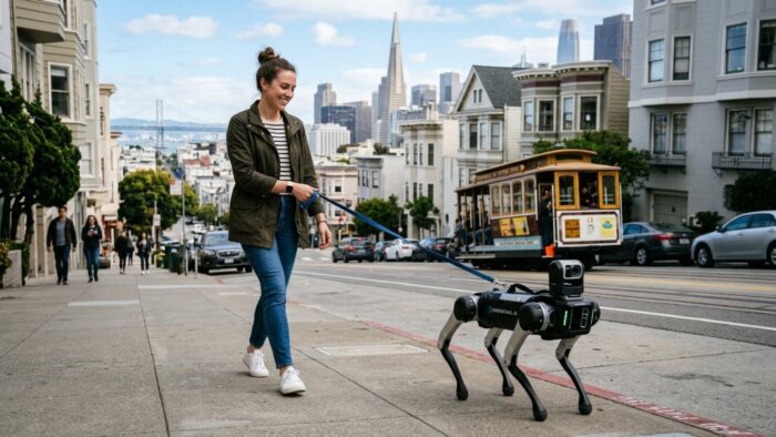 Стартап в США ищет людей для прогулок с роботами-собаками за 20 долларов в час