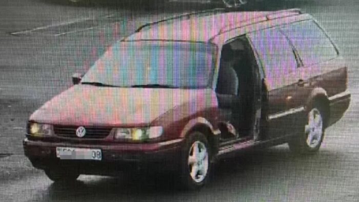 В Таразе водитель Volkswagen без двери привлёк внимание полиции