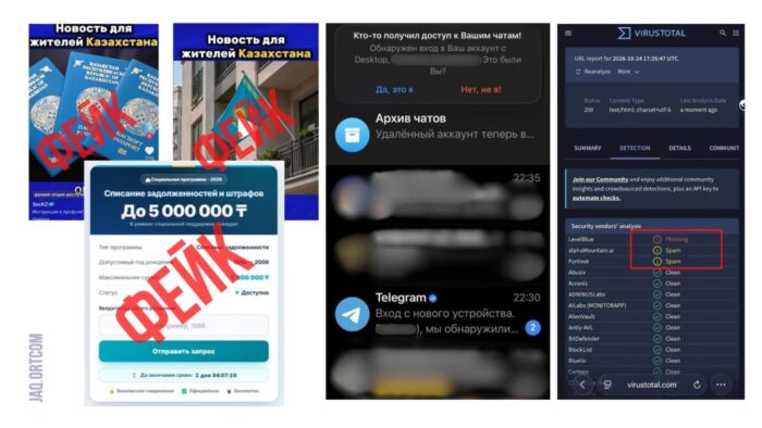 Фишинг под видом списания кредитов: в TikTok обещают до 5 млн тенге