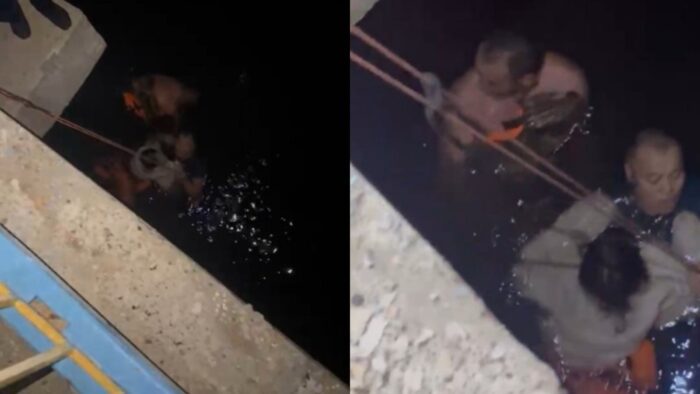 В Аркалыке полицейские вытащили девушку из ледяной воды после падения с моста