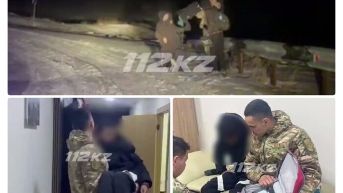 Спасатели МЧС помогли трём молодым людям спуститься с гор Алматы