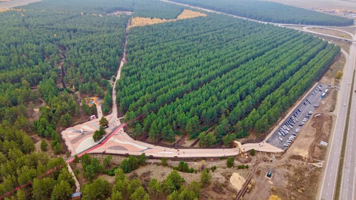 В Костанайской области открыли экопарк на 44 гектара и запустили две ВЭС