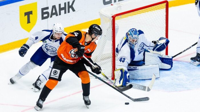 «Амур» обыграл «Барыс» со счётом 5:2 в матче КХЛ